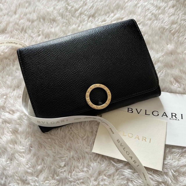 美品 BVLGARI ブルガリ 2つ折り財布 財布 ファッション小物 レディース