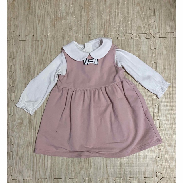 入園式　女の子　90  ワンピース キッズ/ベビー/マタニティのキッズ服女の子用(90cm~)(ドレス/フォーマル)の商品写真