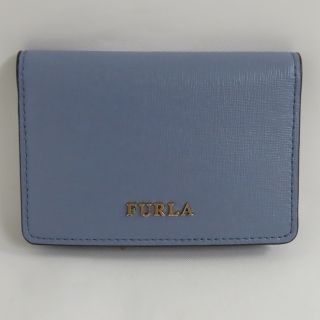 FURLA フルラ IDケース　カードケース　パスホルダー　紺