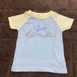 レディー(Rady)の【ちびrady】ロゴ刺繍ラグランTシャツ【90】(Tシャツ/カットソー)