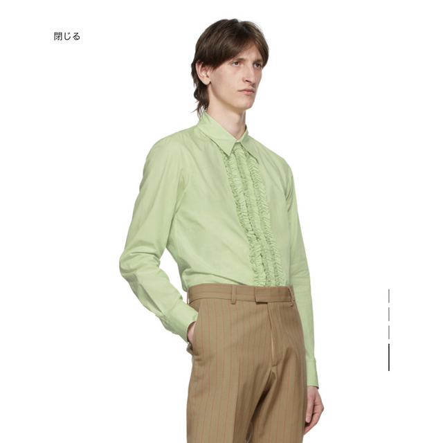 DRIES VAN NOTEN ラッフルシャツ