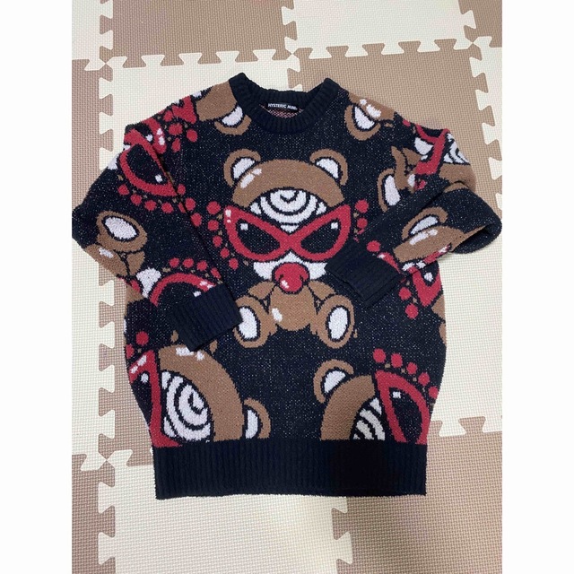 HYSTERIC MINI - ヒスミニ テディニット セットアップの通販 by ぽん