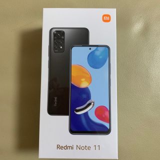 アンドロイド(ANDROID)の新品未開封　Redmi Note 11　SIMフリー（トワイライトブルー）(スマートフォン本体)