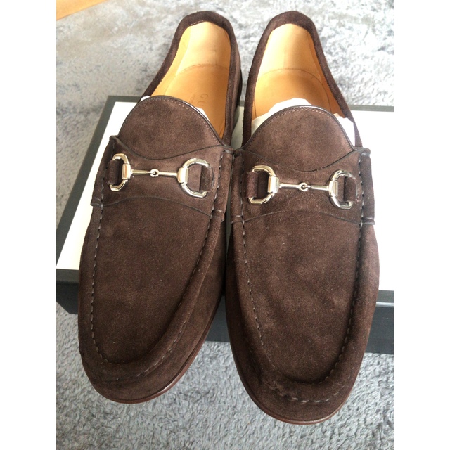 Gucci - GUCCIスエードモカシンの通販 by ルイ's shop|グッチならラクマ