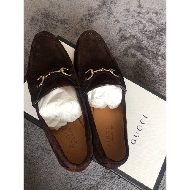 Gucci - GUCCIスエードモカシンの通販 by ルイ's shop|グッチならラクマ