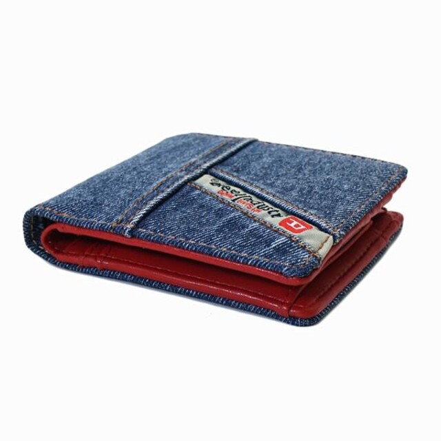 DIESEL - DIESEL ディーゼル 折り財布 ブルー デニムの通販 by DIESEL - DIESEL ディーゼル 折り財布 ブルー デニムの通販 by