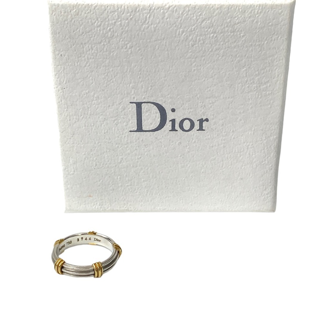 [USED/中古]Christian Dior クリスチャンディオール リング・指輪 コンビカラー Pt950/750 ＃11 18K プラチナ  ゴールド750 中古 tdc-000536-4d