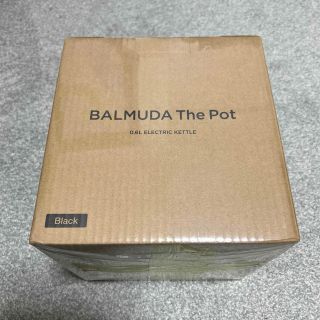 バルミューダ(BALMUDA)のBALMUDA 電気ケトル The Pot ブラック K07A-BK(電気ケトル)