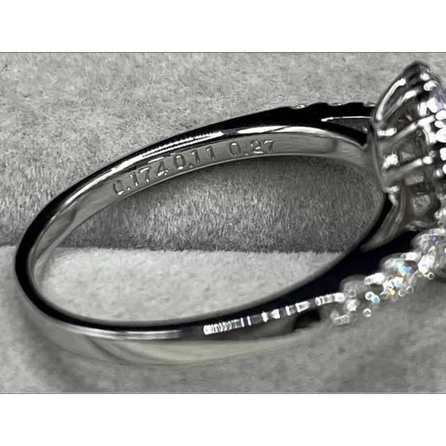専用JB163★最高級 ピンクダイヤモンド0.174ctパライバリング鑑付 レディースのアクセサリー(リング(指輪))の商品写真
