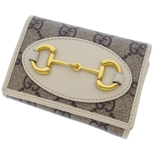 グッチ 三つ折り財布 ホースビット 1955 GGスプリーム 644462 GUCCI