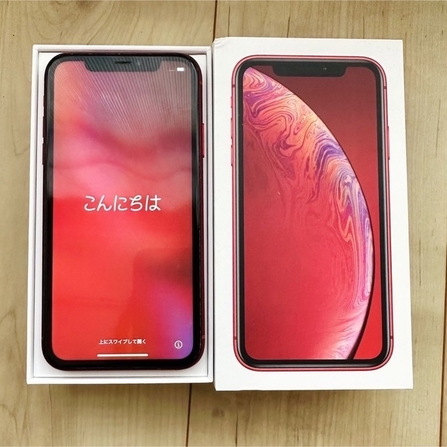 まぁ様専用》iPhone XR Red 128GB SIMフリー-