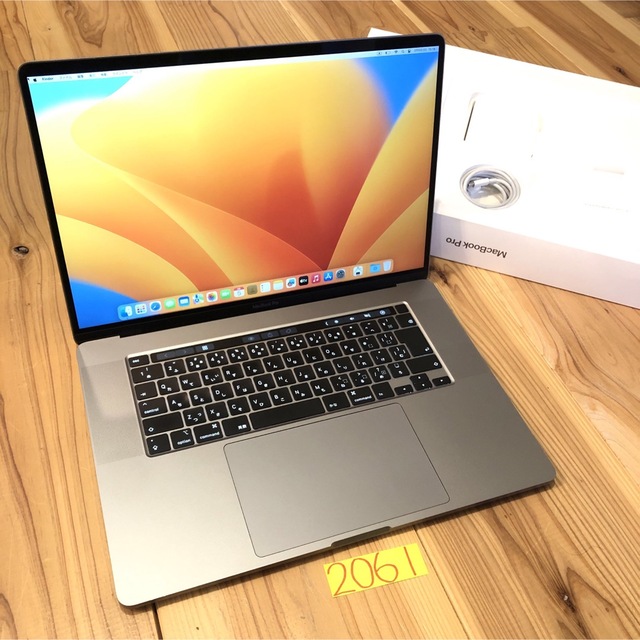 MacBook pro 16インチ 2019 corei9