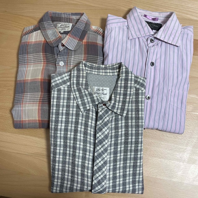 Paul Smith(ポールスミス)のポールスミス 長袖シャツ3枚セット売り 使用感あり格安 メンズのトップス(シャツ)の商品写真