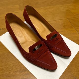 トッズ(TOD'S)のトッズ スエードパンプス 37(ハイヒール/パンプス)