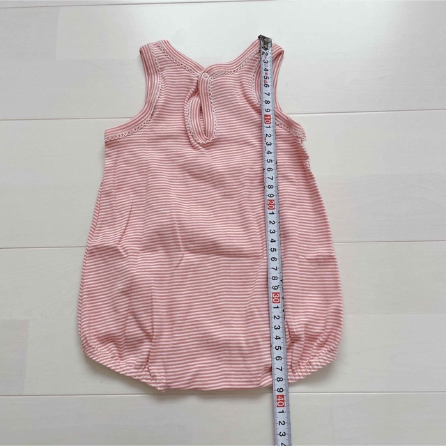 PETIT BATEAU(プチバトー)のSALE★プチバトー　ショートロンパース2枚組　6m キッズ/ベビー/マタニティのベビー服(~85cm)(ロンパース)の商品写真