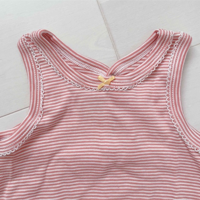 PETIT BATEAU(プチバトー)のSALE★プチバトー　ショートロンパース2枚組　6m キッズ/ベビー/マタニティのベビー服(~85cm)(ロンパース)の商品写真