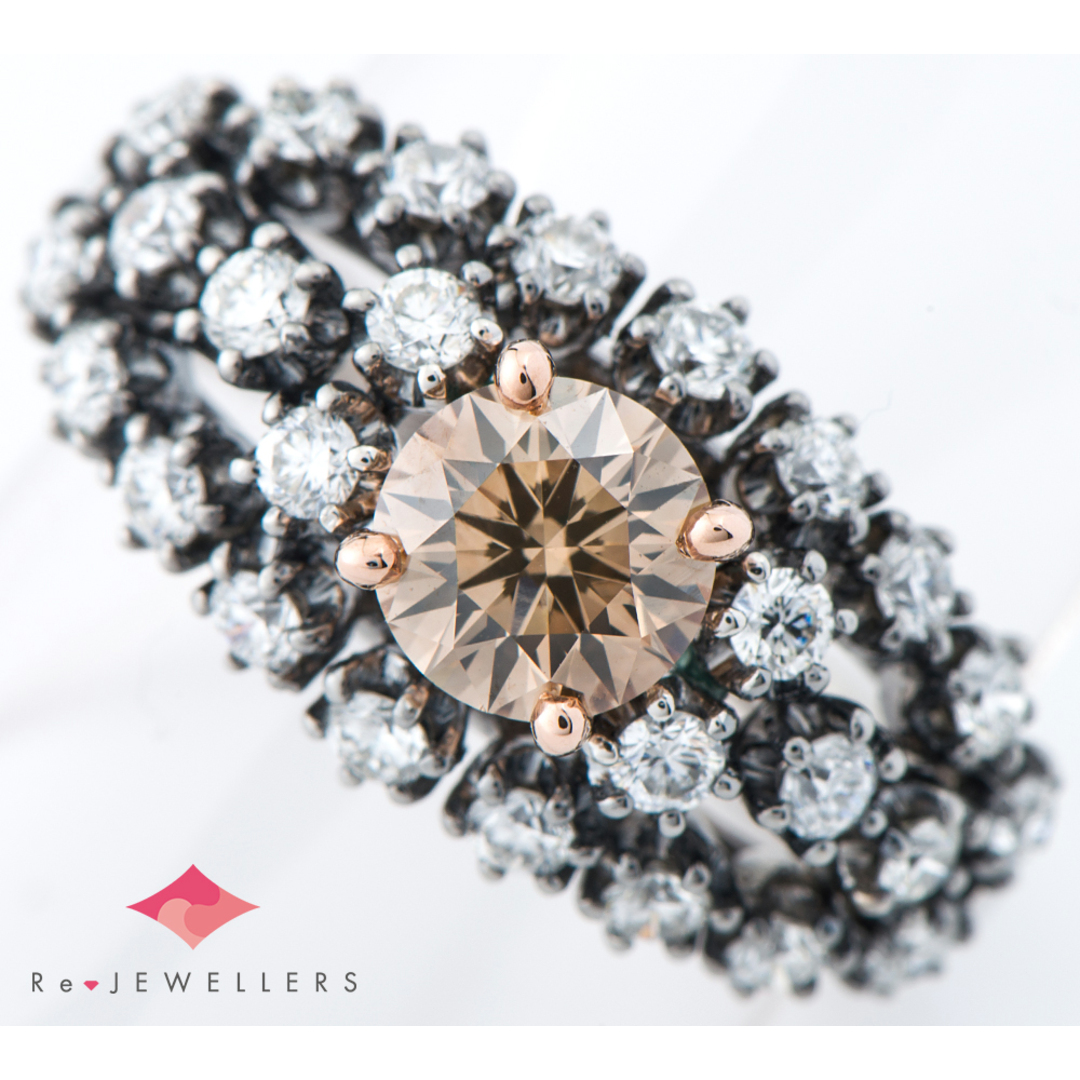 カシケイ ブラウン  ダイヤモンド 1.034 リング・指輪 レディースのアクセサリー(リング(指輪))の商品写真