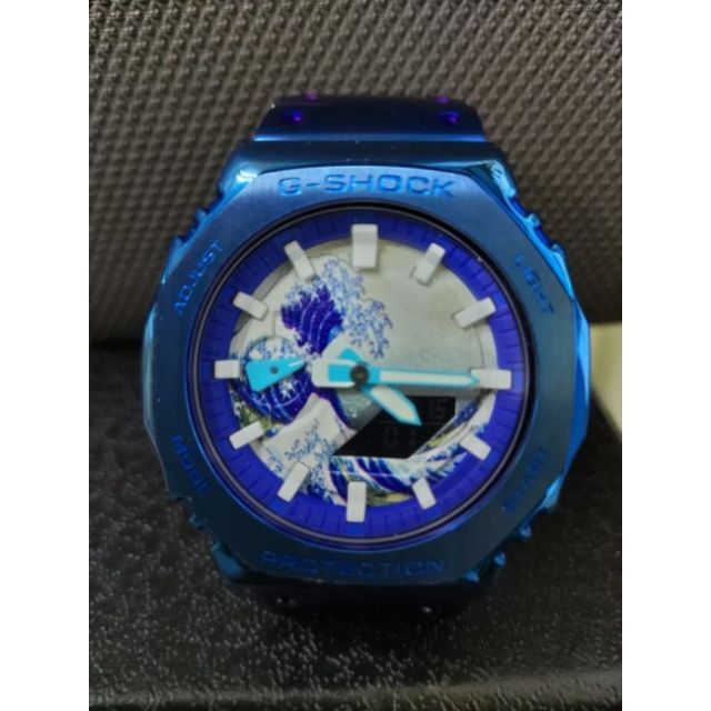 GA-2100　 メタルベルト 　新品　g-shock　葛飾北斎 富嶽三十六景腕時計(アナログ)