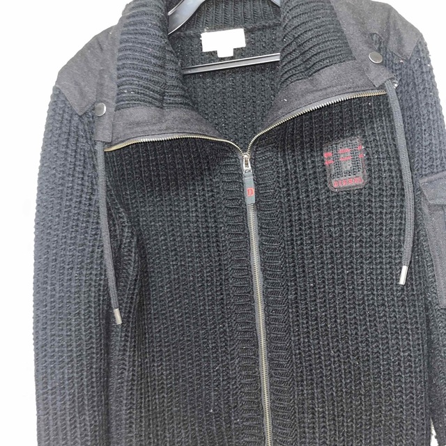 DIESEL(ディーゼル)のDIESELデイセルニットセーター メンズのジャケット/アウター(テーラードジャケット)の商品写真