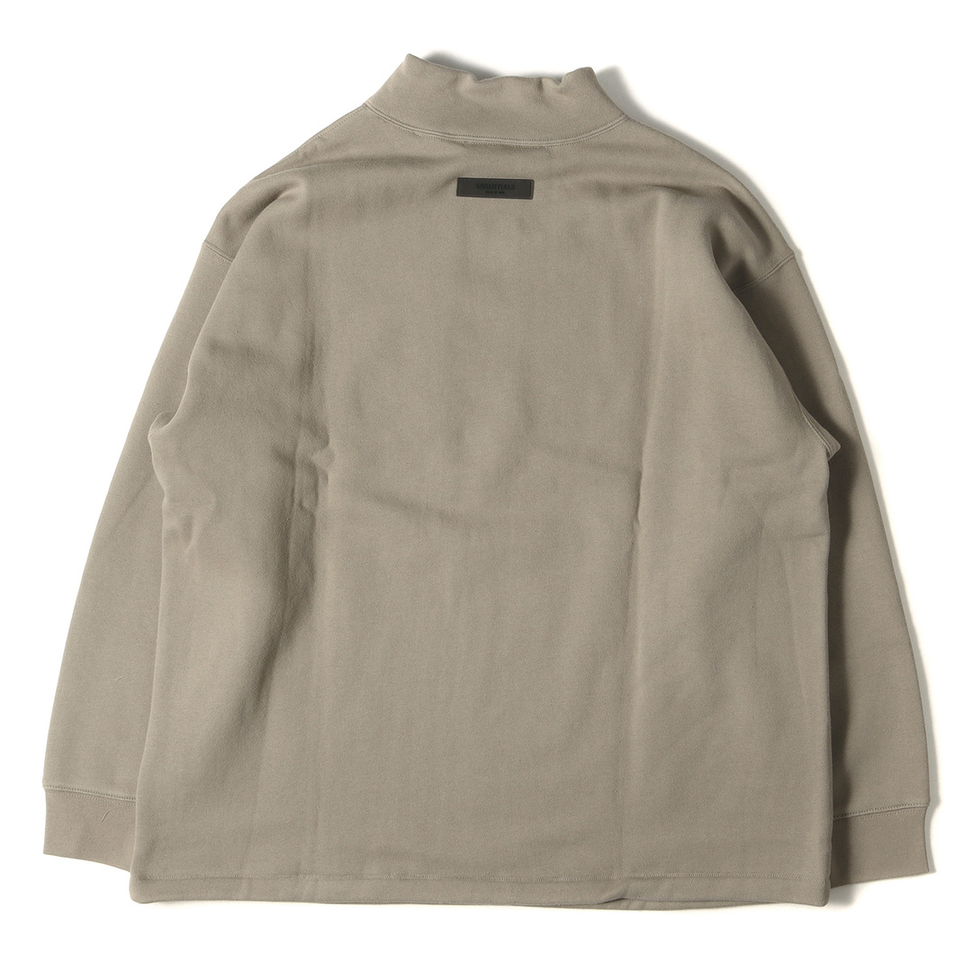 FEAR OF GOD フィアオブゴッド スウェット FOG ESSENTIALS エッセンシャルズ オーバーサイズ モックネック スウェットシャツ Relaxed Mockneck 22SS トープ(Desert Taupe) M トップス トレーナー【メンズ】