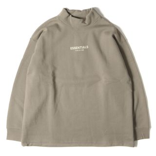 フィアオブゴッド(FEAR OF GOD)のFEAR OF GOD FOG ESSENTIALS フィアオブゴッド エッセンシャルズ スウェット サイズ:S オーバーサイズ モックネック スウェットシャツ Relaxed Mockneck 192BT212087F 22SS デザートトープ(DESERT TORP) トップス トレーナー【メンズ】(スウェット)