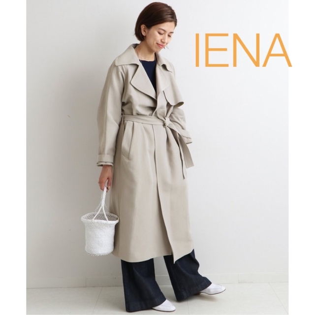 IENA(イエナ)のイエナ アセテートコットン オーバーチェスターコート レディースのジャケット/アウター(トレンチコート)の商品写真