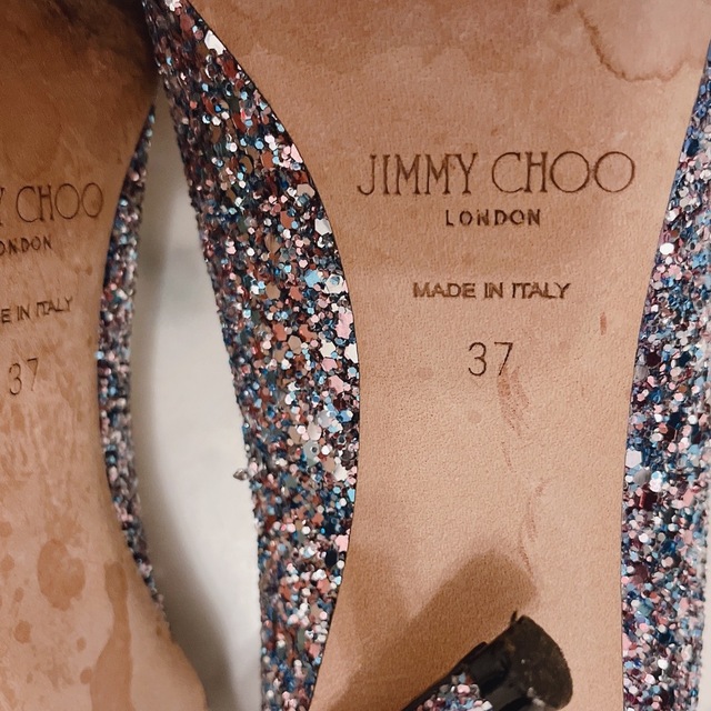 JIMMY CHOO(ジミーチュウ)のJimmy Choo グリッターパンプス レディースの靴/シューズ(ハイヒール/パンプス)の商品写真