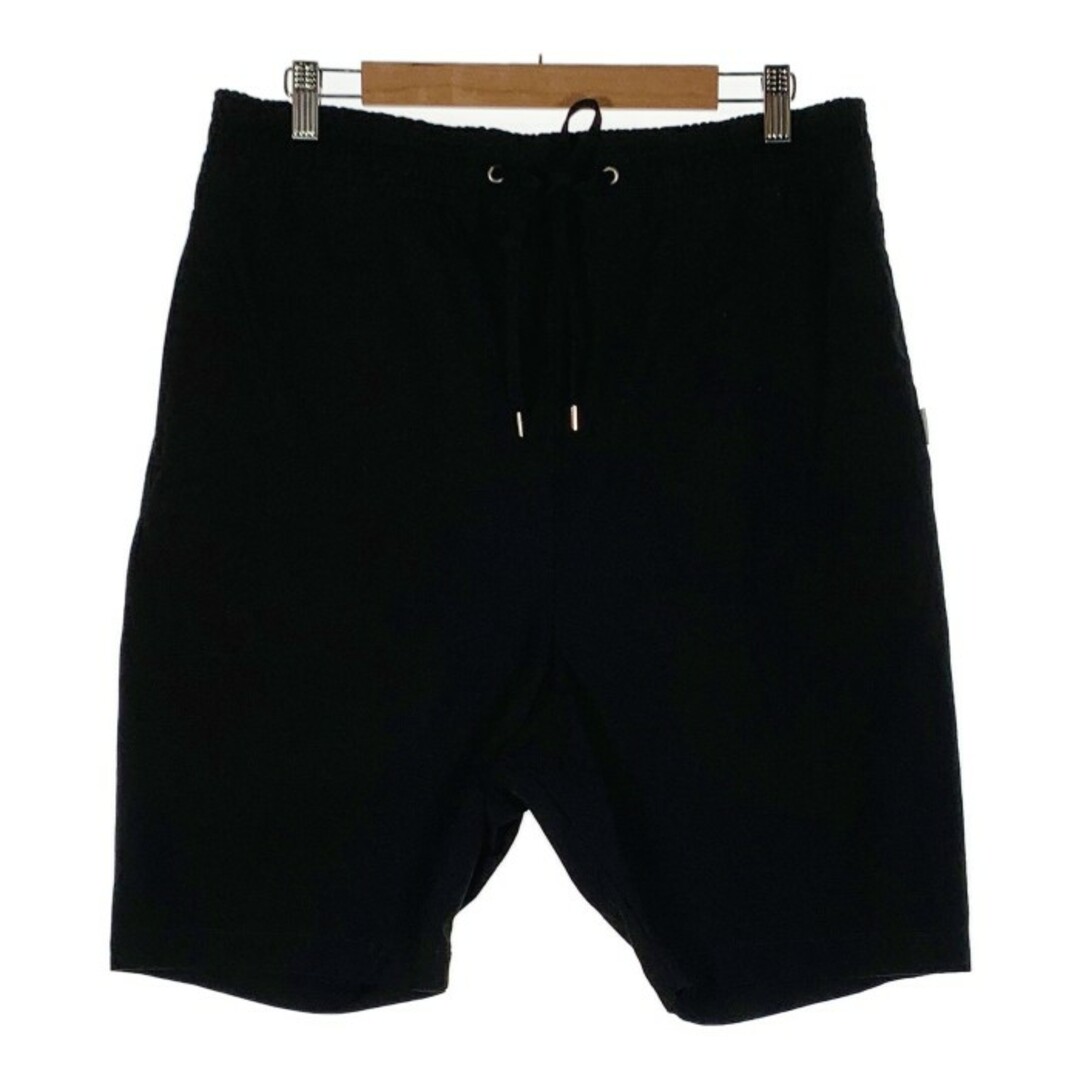 MIHARAYASUHIRO(ミハラヤスヒロ)のMaison MIHARA YASUHIRO メゾン ミハラヤスヒロ No Side Seam Short Pants ノーサイドシーム ショートパンツ ブラック Size 48 メンズのパンツ(ショートパンツ)の商品写真