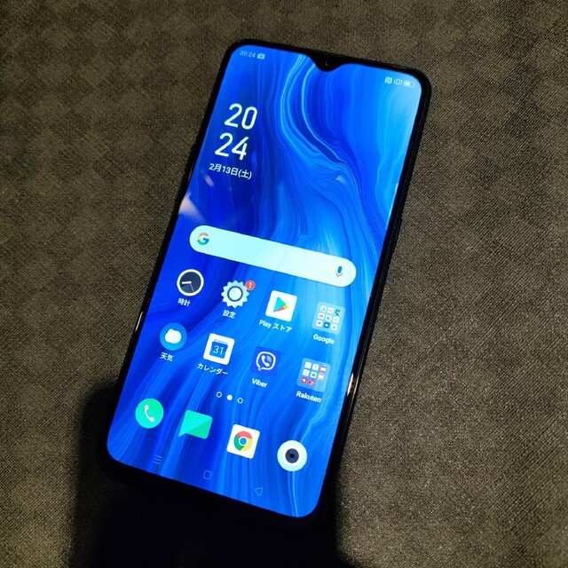 シムフリー OPPO Reno A 128GB ブラック - スマートフォン本体