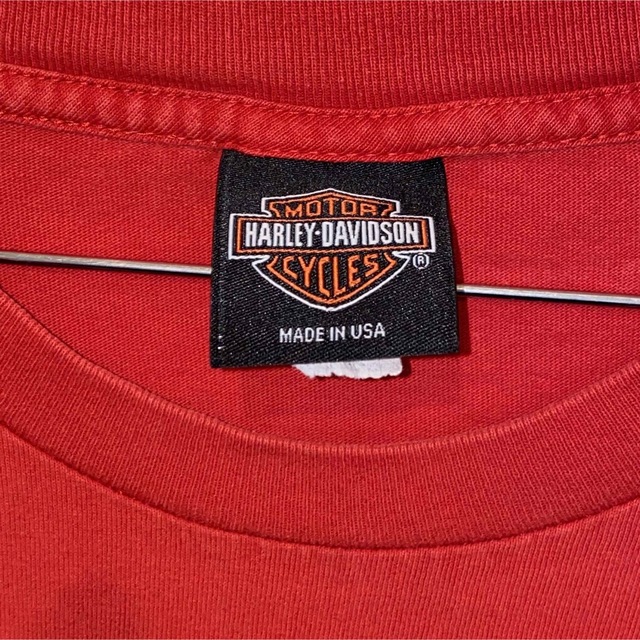 ハーレーダビッドソン 赤 XL 2013年 USA製ヴィンテージTシャツ 3