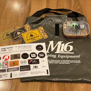 M16 ケース付き ワッペンセット \u0026 エコバッグ \u0026 ステッカー