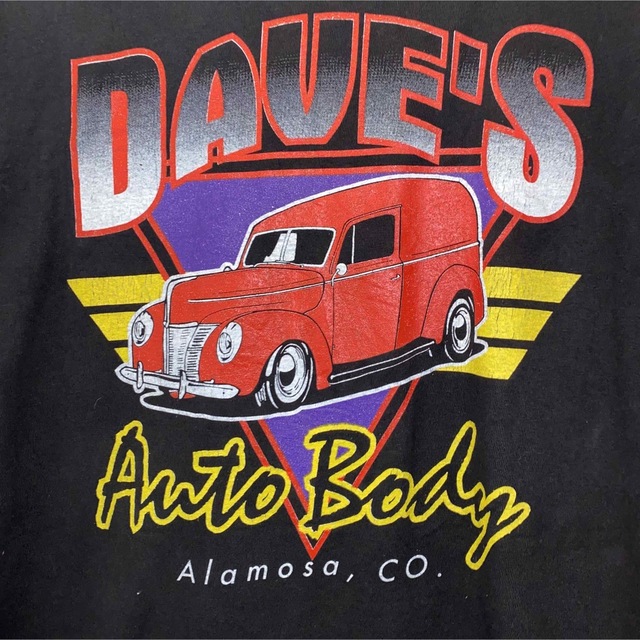 Harley Davidson(ハーレーダビッドソン)のハーレーダビッドソン 黒 XL 80s USA製ヴィンテージTシャツ ヘインズ メンズのトップス(Tシャツ/カットソー(半袖/袖なし))の商品写真