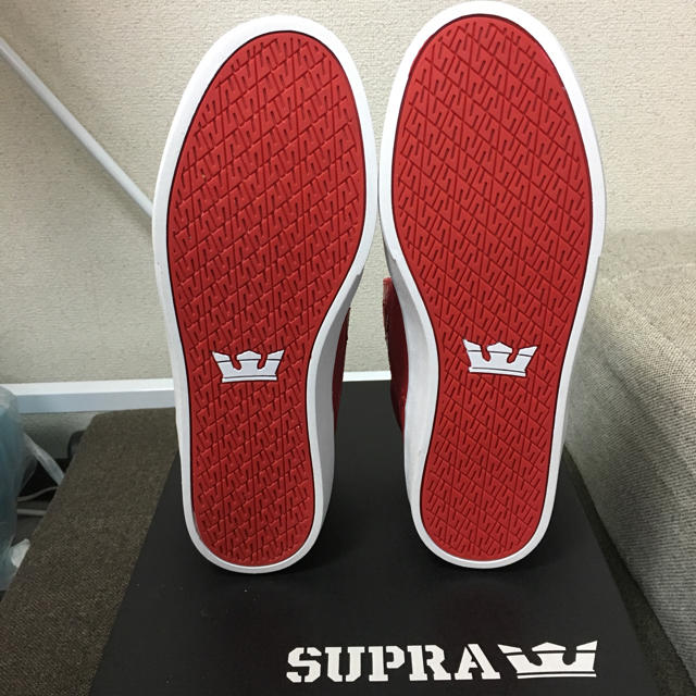 SUPRA(スープラ)の✨美品✨SUPRA ATOM Red 箱あり メンズの靴/シューズ(スニーカー)の商品写真