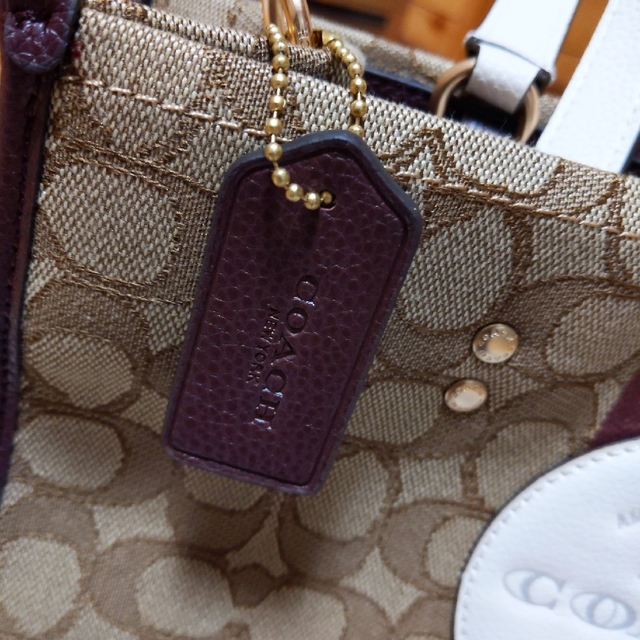 人気通販 COACH - コーチ トートバッグ デンプシー 2way シグネチャー