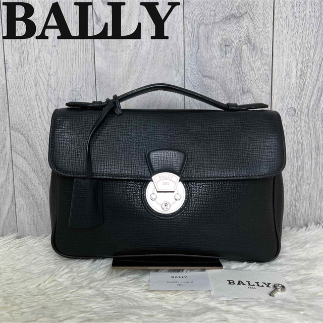 人気♡美品♡説明書付♡BALLY バリー レザー キーロック クラッチバッグ