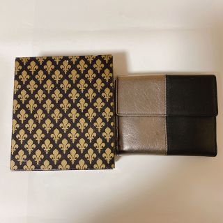 パトリックコックス(PATRICK COX)のpatrick cox 二つ折り 財布 ブラック シルバー メンズ コンパクト (折り財布)