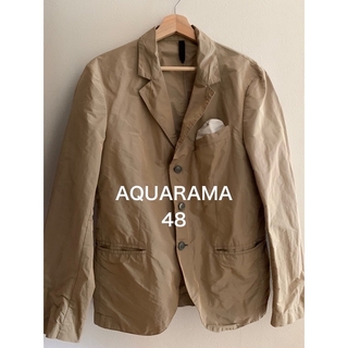 アクアラマ(AQUARAMA)のAQUARAMA ベージュジャケット 48(テーラードジャケット)