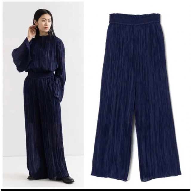 ↓↓↓HYKE ハイクRANDOM PLEATED PANTS プリーツパンツ