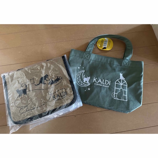 KALDI(カルディ)のカルディ　猫の日バック　バック２点 レディースのバッグ(トートバッグ)の商品写真