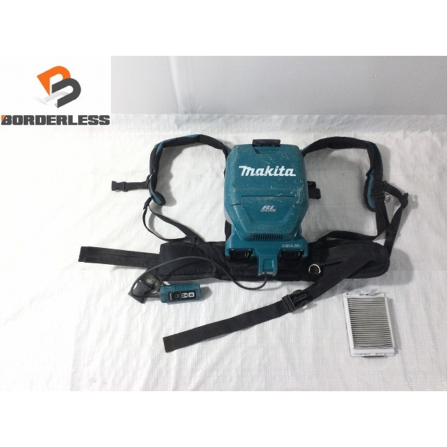 ☆品☆makita マキタ 36V(18V+18V) 充電式背負いクリーナー VC260D 本体のみ 清掃 67583