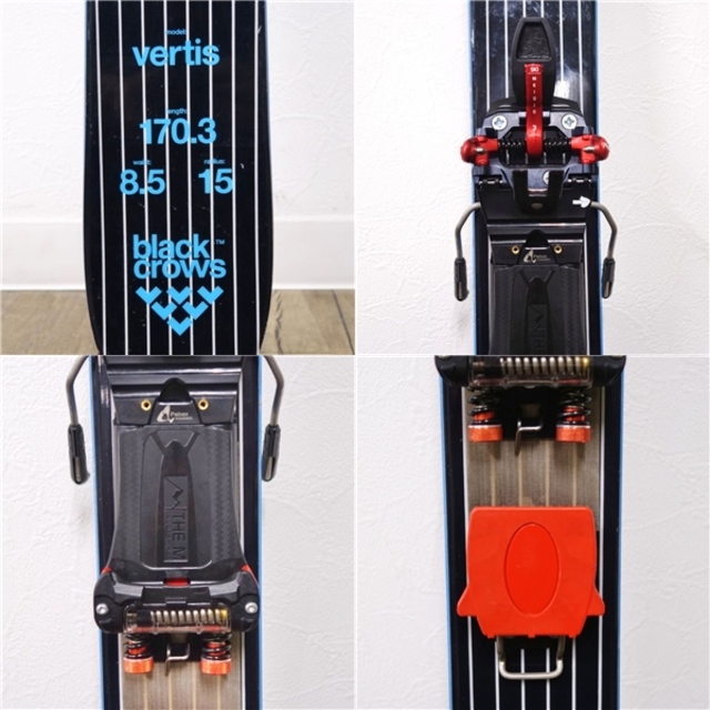 美品 ブラッククロウズ Black Crows テレマーク スキー Vertis 美品 ブラッククロウズ Black Crows テレマーク スキー Vertis