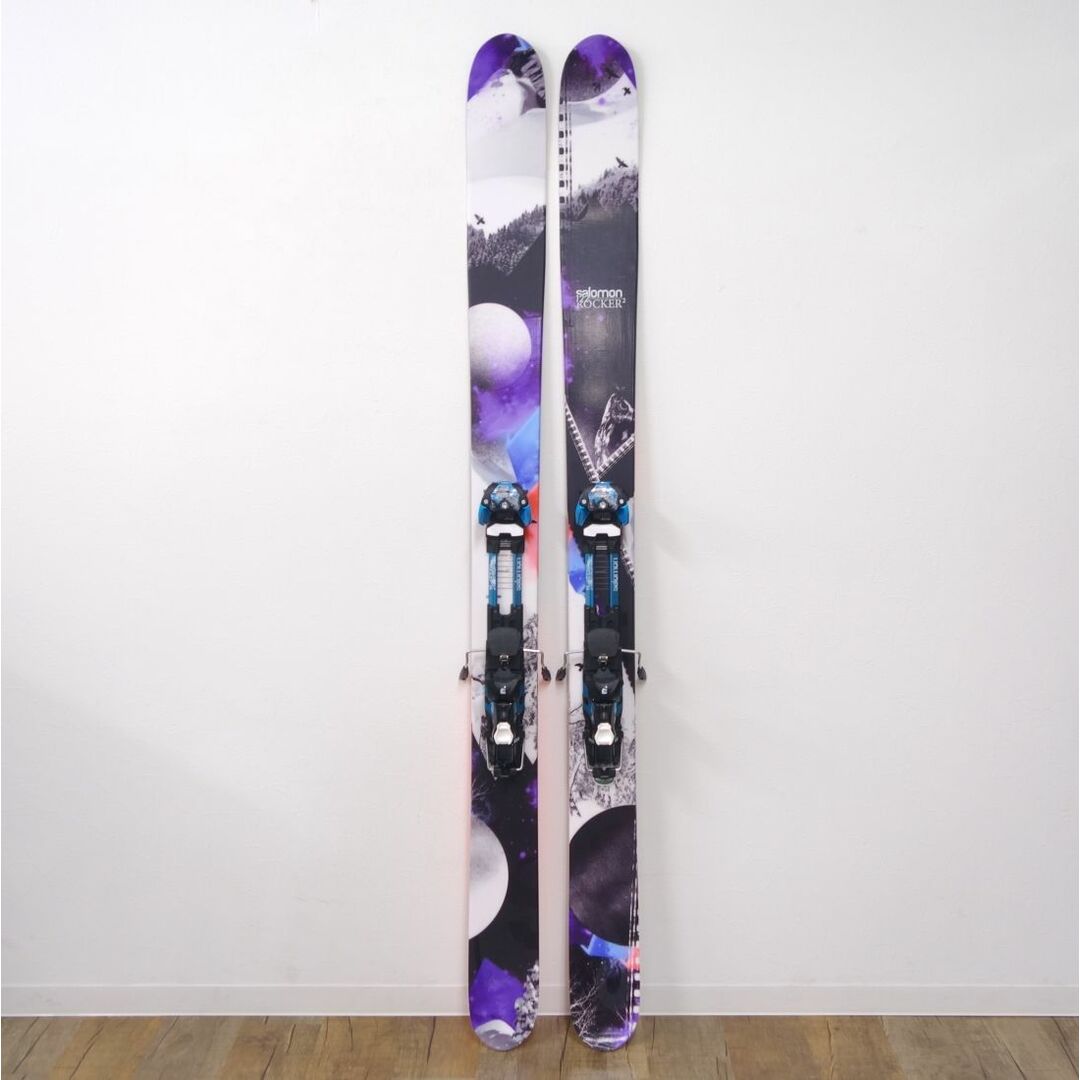 SALOMON(サロモン)の美品 サロモン SALOMON BC スキー ROCKER2 ロッカー 184cm 122mm ビンディング ツアービンディング ガーディアン WTR 16 スキー板 スポーツ/アウトドアのスキー(板)の商品写真