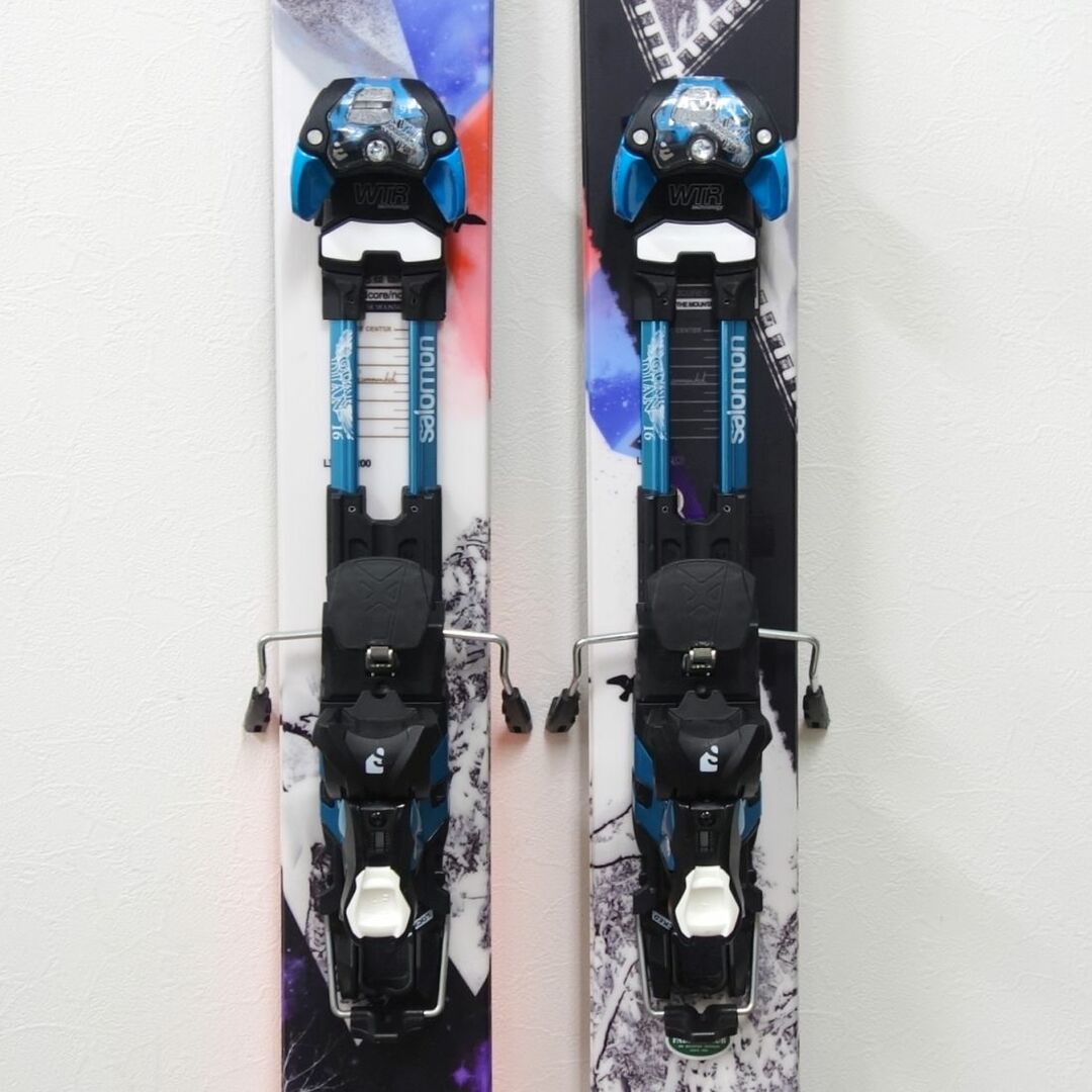 SALOMON(サロモン)の美品 サロモン SALOMON BC スキー ROCKER2 ロッカー 184cm 122mm ビンディング ツアービンディング ガーディアン WTR 16 スキー板 スポーツ/アウトドアのスキー(板)の商品写真