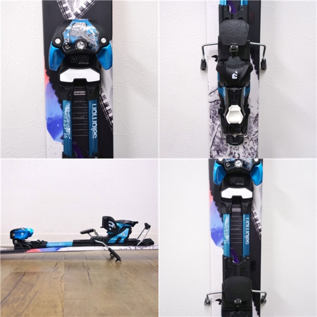 SALOMON(サロモン)の美品 サロモン SALOMON BC スキー ROCKER2 ロッカー 184cm 122mm ビンディング ツアービンディング ガーディアン WTR 16 スキー板 スポーツ/アウトドアのスキー(板)の商品写真