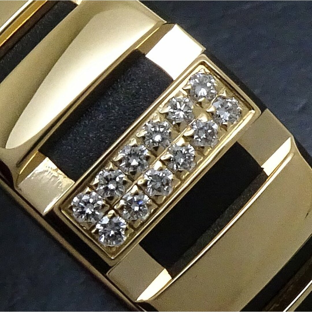 ショーメ Chaumet クラスワン リング 指輪 ダイヤモンド #62 21.5号 K18YG イエローゴールド × ラバー  / 199095【BJ】 5