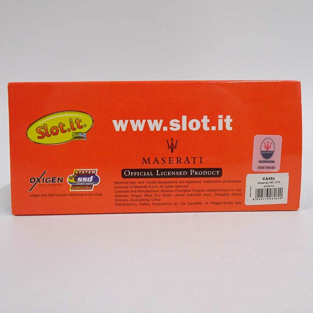 【未使用】Slot.it 1/32 スロットカー Maserati MC GT4 White Body Kit CA48z 9