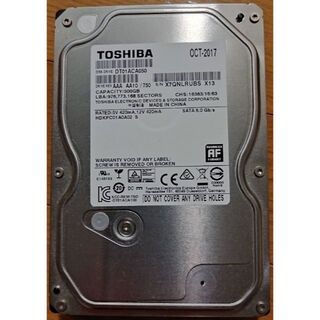 東芝　500GB　3.5インチ　ハードディスク　DT01ACA050(PCパーツ)