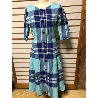 Yorkland - リボン付きチェックワンピースの通販 by 豆太郎's shop