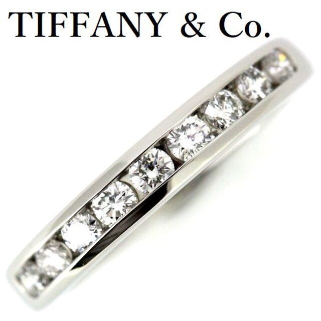 Tiffany & Co. - ティファニー ハーフサークル ダイヤモンドリング 9P 5.5号 3.05mm