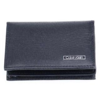 カルバンクライン(Calvin Klein)のカルバンクライン カードケース パスケース 名刺入れ レザー ブラック 定期入れ(名刺入れ/定期入れ)